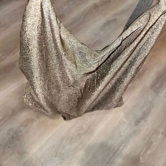 Vitamin A Swim Leah High Cut One Piece Bronze Metallic Swimsuit, Women’s 10 - Picture 9 of 16